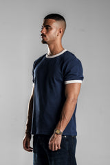 Navy Ringer T.shirt