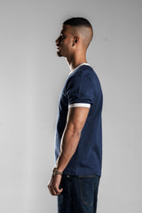 Navy Ringer T.shirt