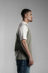 Olive×White Raglan T.shirt