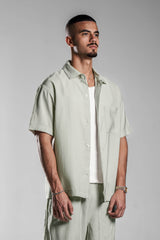 Light Grey Fluid Relaxed Shirt