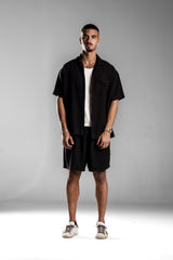 Black LINEN SHIRT