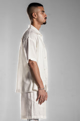 White LINEN SHIRT