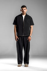 Black FLOWING SHIRT