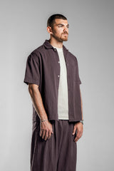 Burgundy FLOWING SHIRT