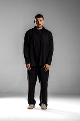 Black LINEN SHIRT