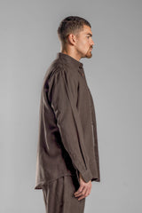 Brown LINEN SHIRT