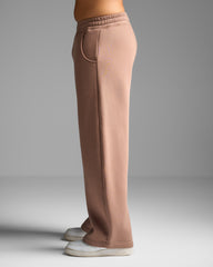 Brown Loose Fit Sweatpants