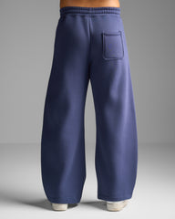 Navy Blue Loose Fit Sweatpants