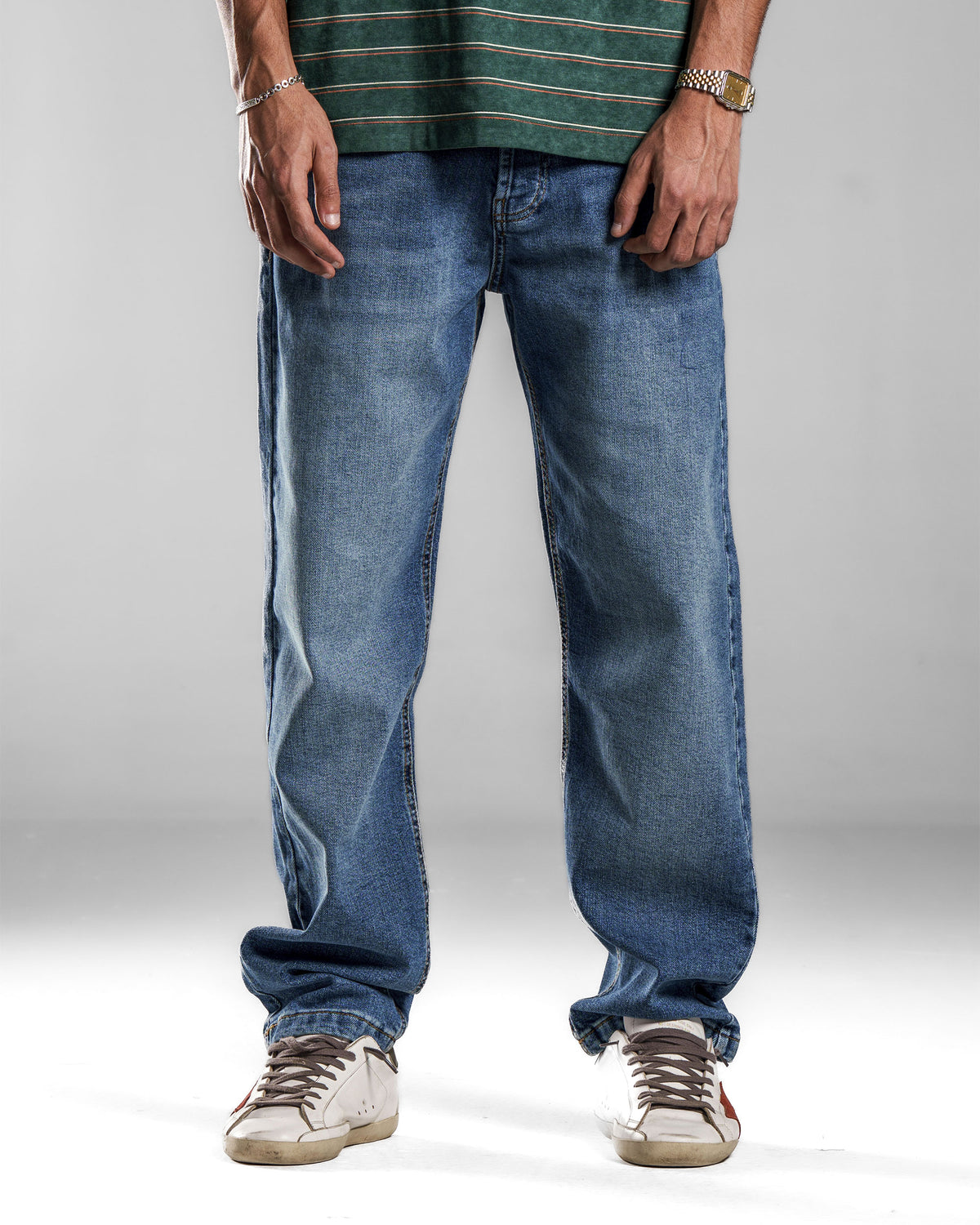 Blue Straight Fit Jeans