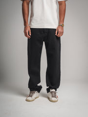 Pure Black Straight Fit Jeans