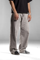 Grey Baggy Fit Jeans