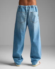 Mid Blue Loose Fit Jeans