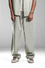 Light Grey Fluid Relaxed Pants