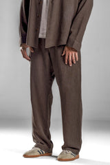 Brown Linen Pants