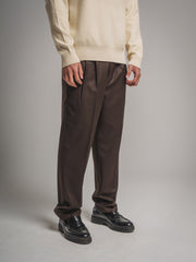 Brown Tailored fit trousers