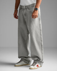 Grey Baggy Fit Jeans