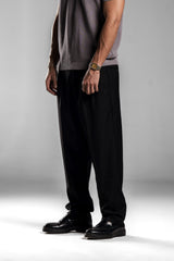 Black Tailored fit trousers