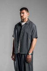 Grey FLOWING SHIRT