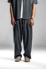 Grey Flowing Loose Pants